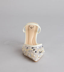 Fairy Tale Beaded Sequin Stiletto Heels