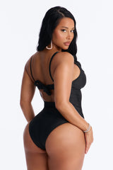 Savoring Summer 1 Piece Swimsuit - Black