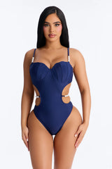 Summer Forever 1 Piece Swimsuit - Navy