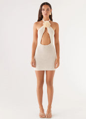 Viktoria Rose Crochet Mini Dress - Ivory