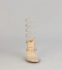 Wrapped in Radiance Stiletto Heels