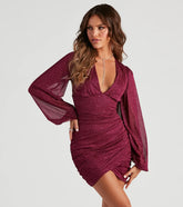 Glitz Girl Glitter Mesh Dress
