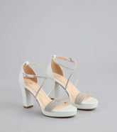 Made To Dazzle Rhinestone Platform Heels