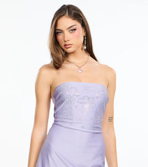 Party in Bloom Rhinestone Mini Dress