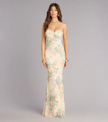 Beth Floral Mermaid Formal Dress