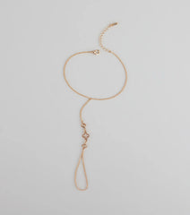 Dainty Glam Hand Chain