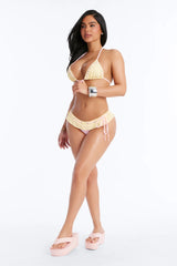 One More Time 2pc Bikini - Yellow/combo