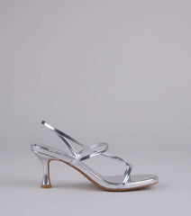Extra Shine Metallic Kitten Heels