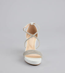 Made To Dazzle Rhinestone Platform Heels