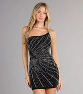 Light Up The Night Rhinestone Star Mini Dress