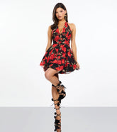 Amalie Floral Corset Mini Dress