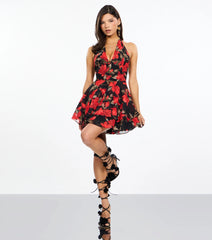 Amalie Floral Corset Mini Dress