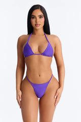 Maui Mix And Match G String Thong Bikini Bottom - Violet