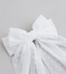 Love In the Air Sheer Hair Bow Clip