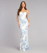 Adalynn Floral Lace Mermaid Formal Dress