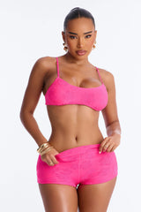Bayside Babe 3 Piece Bikini Set - Hot Pink