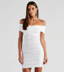 Wrapped In Chic Style Mini Dress