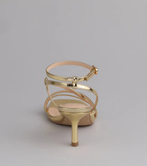 Simply Stunning Strappy Kitten Heels