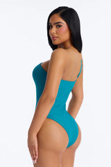 Perfect Waves Hardware Cutout 1 Piece Swimsuit - Teal