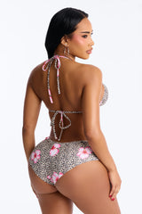 Still Glowing 2 Piece Bikini - Leopard