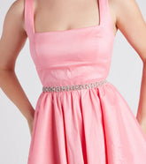 Sparkly Muse Rhinestone Tie Belt