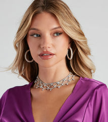 Icy Dream Rhinestone Choker