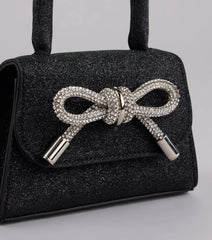 Tie It Together Glitter Mini Bag