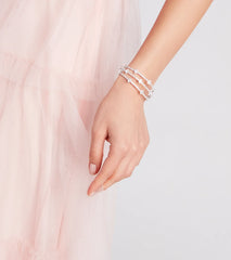Sparkly Luxe Cubic Zirconia Cuff Bracelet
