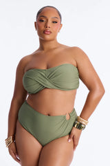 Ocean Trance 2 Piece Bikini Set - Sage