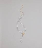 Pretty Please Bow and Pearl Necklace