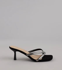 Shine Season Rhinestone Heels