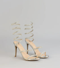Wrapped in Radiance Stiletto Heels