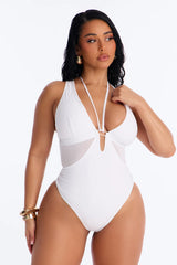 Matching Your Energy 1 Piece Swimsuit - White