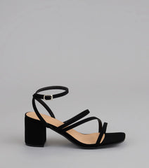 Steppin’ Out Strappy Wide Fit Block Heels