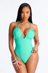 Lagoon Luxe 1 Piece Swimsuit - Mint