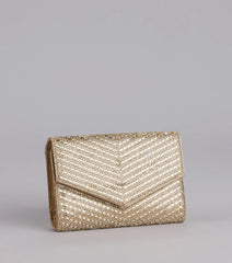 Let's Have A Toast Rhinestone Crossbody Wallet
