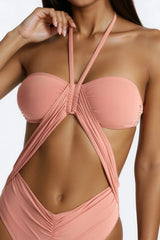 Ibiza Dreams Cutout One Piece Swimsuit - Nude