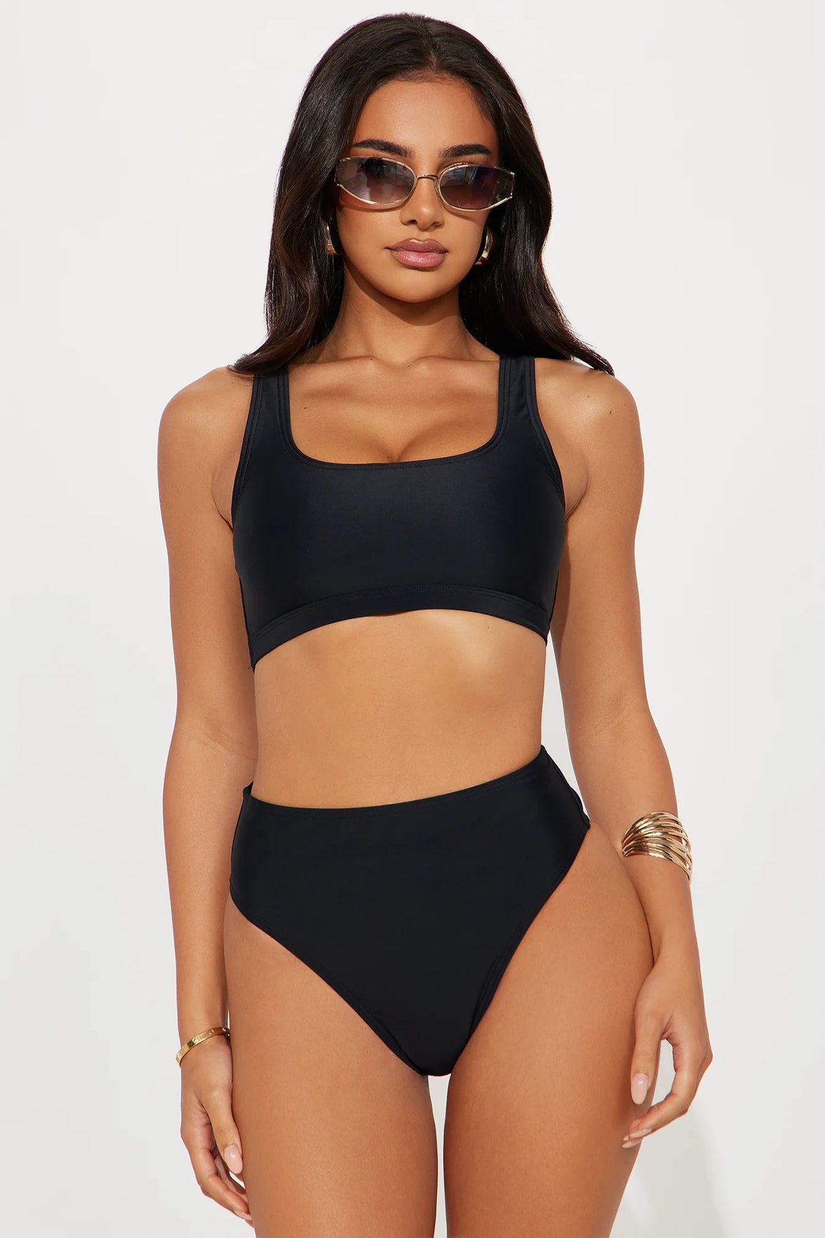 Beach House Swim 2 Piece Bikini - Black