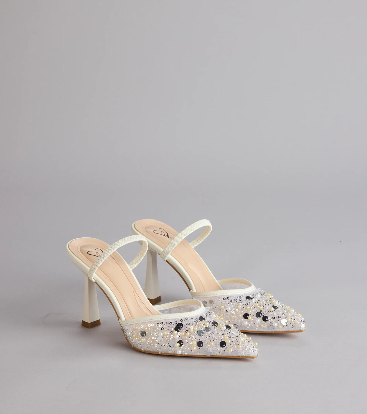 Fairy Tale Beaded Sequin Stiletto Heels