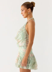 When I Move Mini Dress - Mystic Paisley