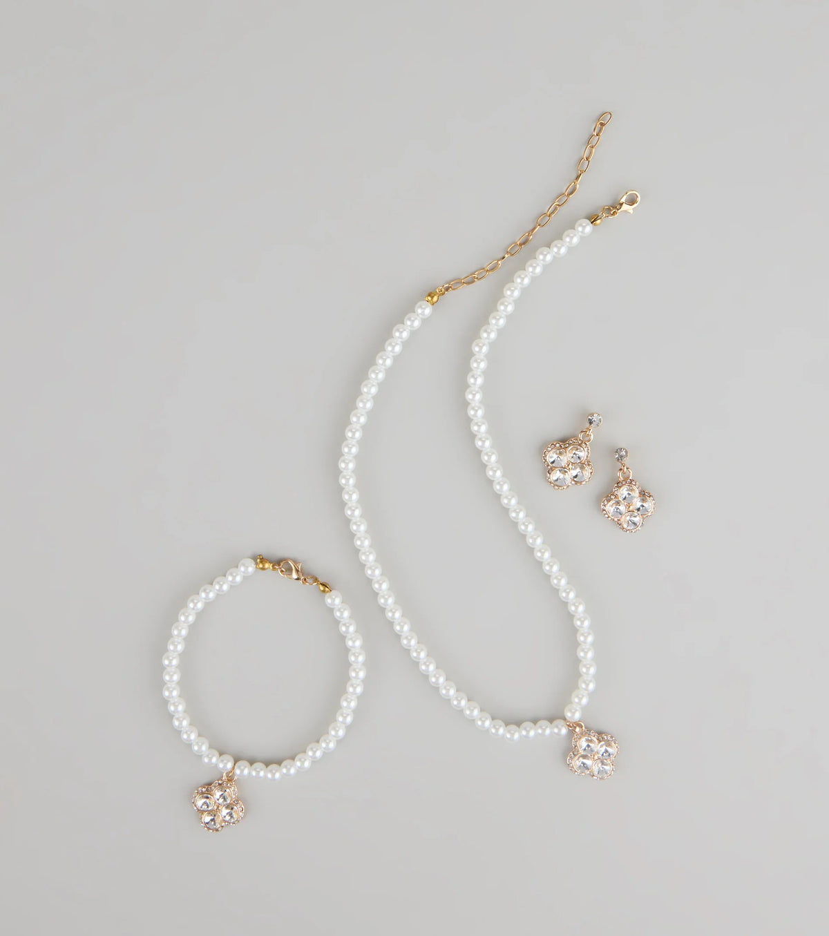 Pearl Princess Charm Jewelry Set