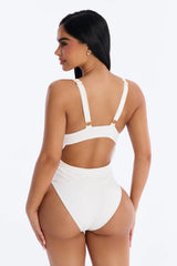 Summer Magic 1 Piece Swimsuit - White
