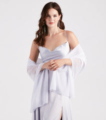 Layer On Classy Mesh Shawl Wrap