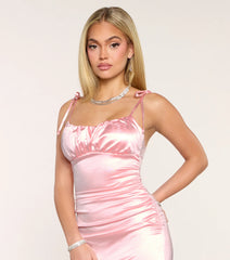 Lesley Satin Mermaid Formal Dress