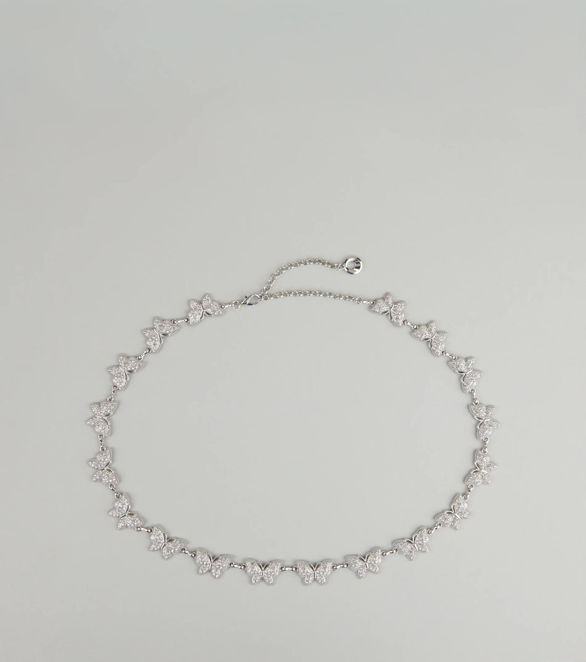 Flutter Effect Butterfly Rhinestone Belt