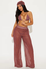 Shailene 4 Piece Bikini Set - Purple/combo