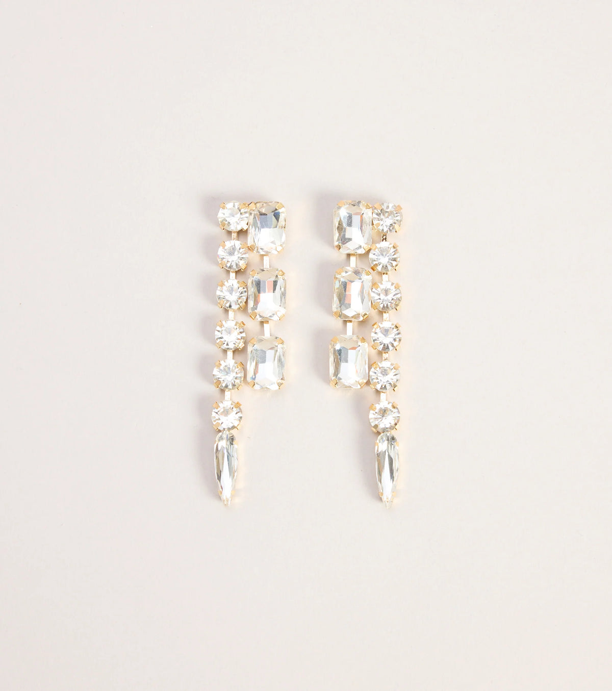 Dress Code Drama Rhinestone Drop Earrings