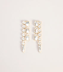 Dress Code Drama Rhinestone Drop Earrings