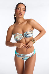 Malibu Bay Breeze Notch Neck 2 Piece Bikini - Multi Color