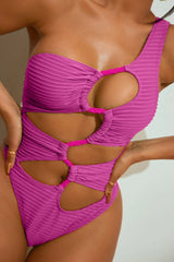 Michelle Cutout 1 Piece Swimsuit - Pink